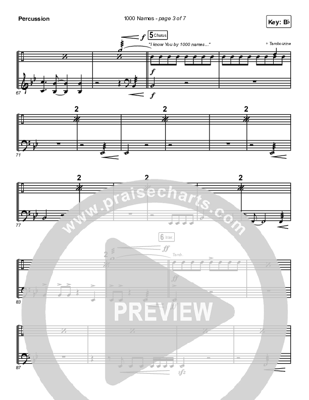 1000 Names Percussion (Sean Curran)