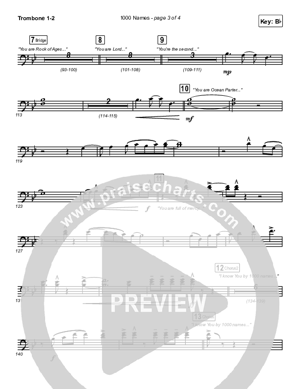 1000 Names Trombone 1/2 (Sean Curran)