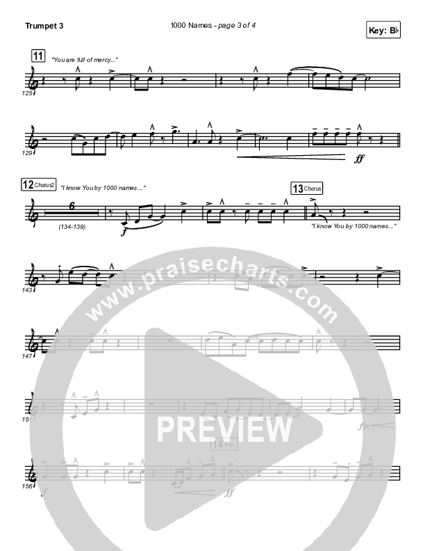 1000 Names Trumpet 3 (Sean Curran)