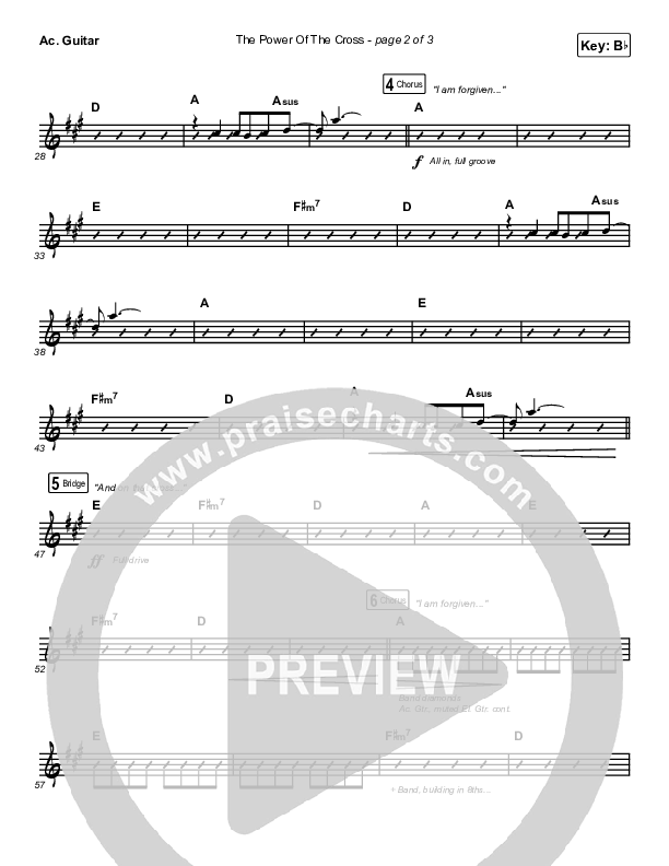 The Power Of The Cross Acoustic Guitar (Casting Crowns)