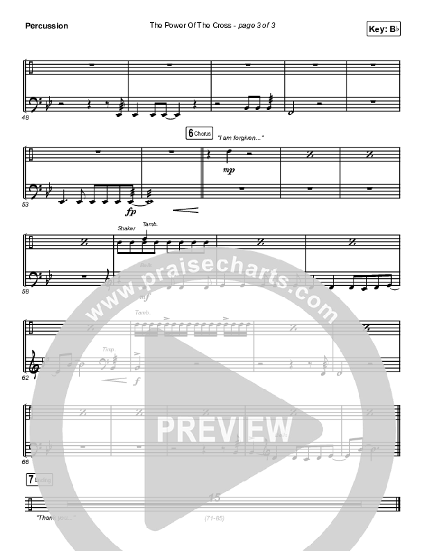 The Power Of The Cross Percussion (Casting Crowns)