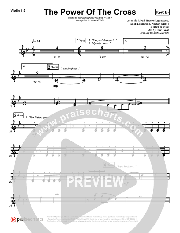 The Power Of The Cross String Pack (Casting Crowns)