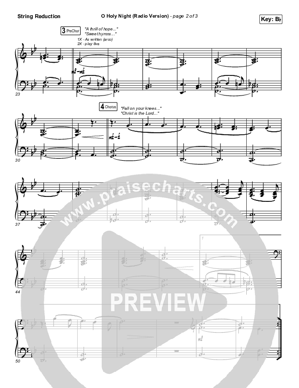 O Holy Night (Radio) String Reduction (Crowder / Passion)