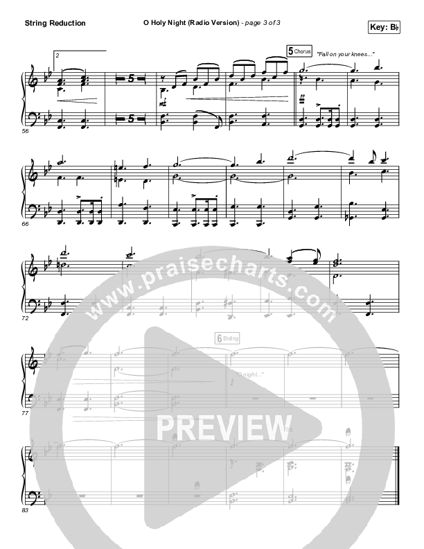 O Holy Night (Radio) String Reduction (Crowder / Passion)