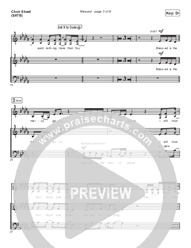 Blessed Choir Vocals (SATB) (Vertical Worship)