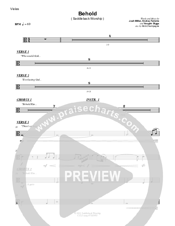 Behold Viola (Saddleback Worship)
