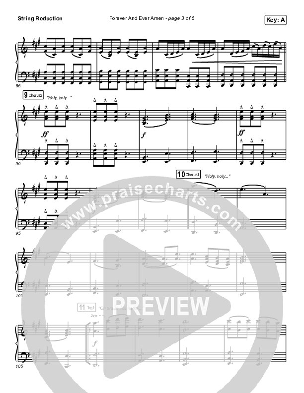 Forever And Ever Amen String Reduction (Maverick City Music / Brandon Lake / Phil Wickham)