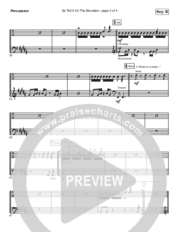 Go Tell It On The Mountain Percussion (Maverick City Music / Melvin Chrispell III / Chandler Moore)