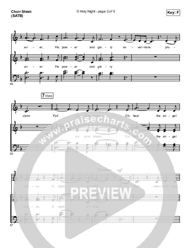 O Holy Night Choir Sheet (SATB) (Maverick City Music / Melvin Chrispell III)