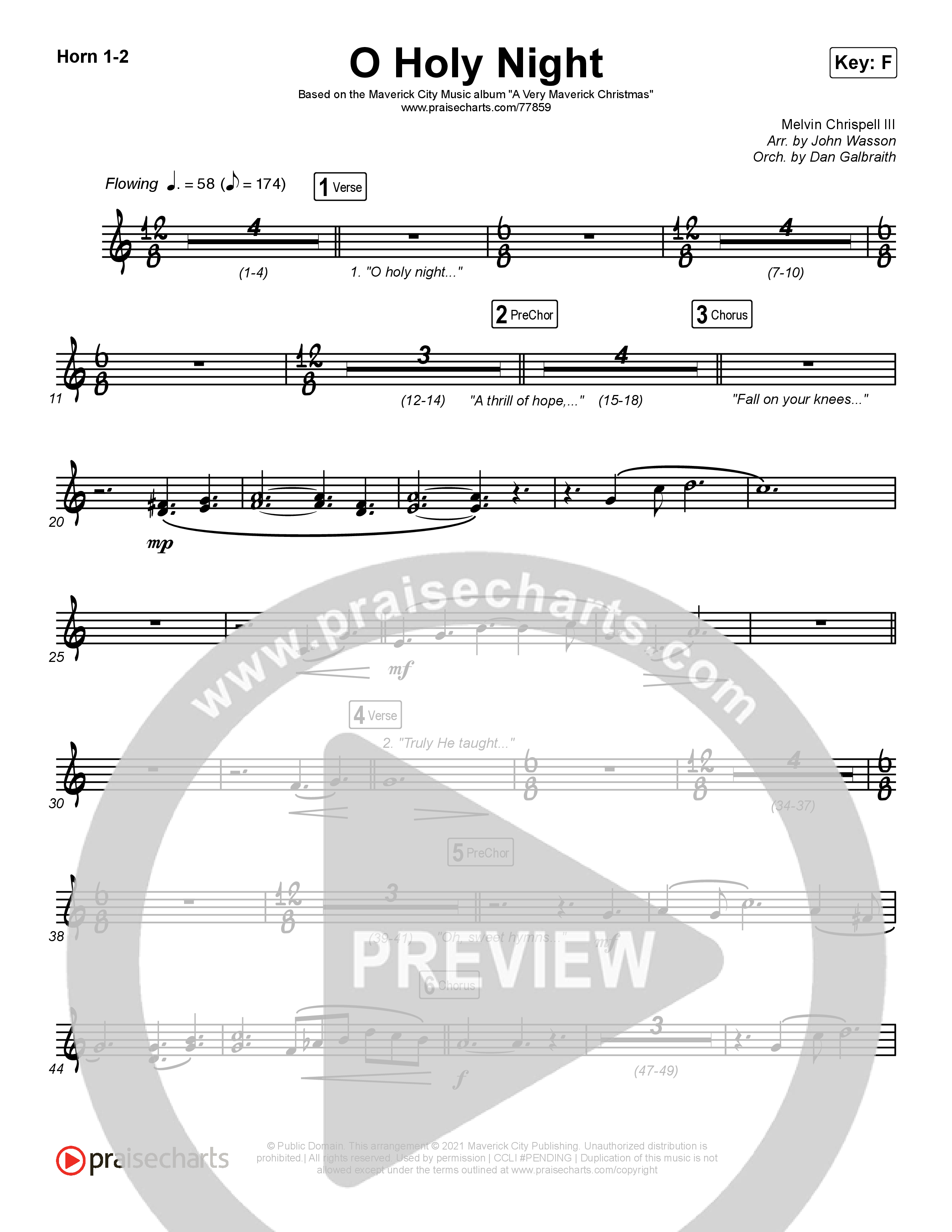 O Holy Night Brass Pack (Maverick City Music / Melvin Chrispell III)