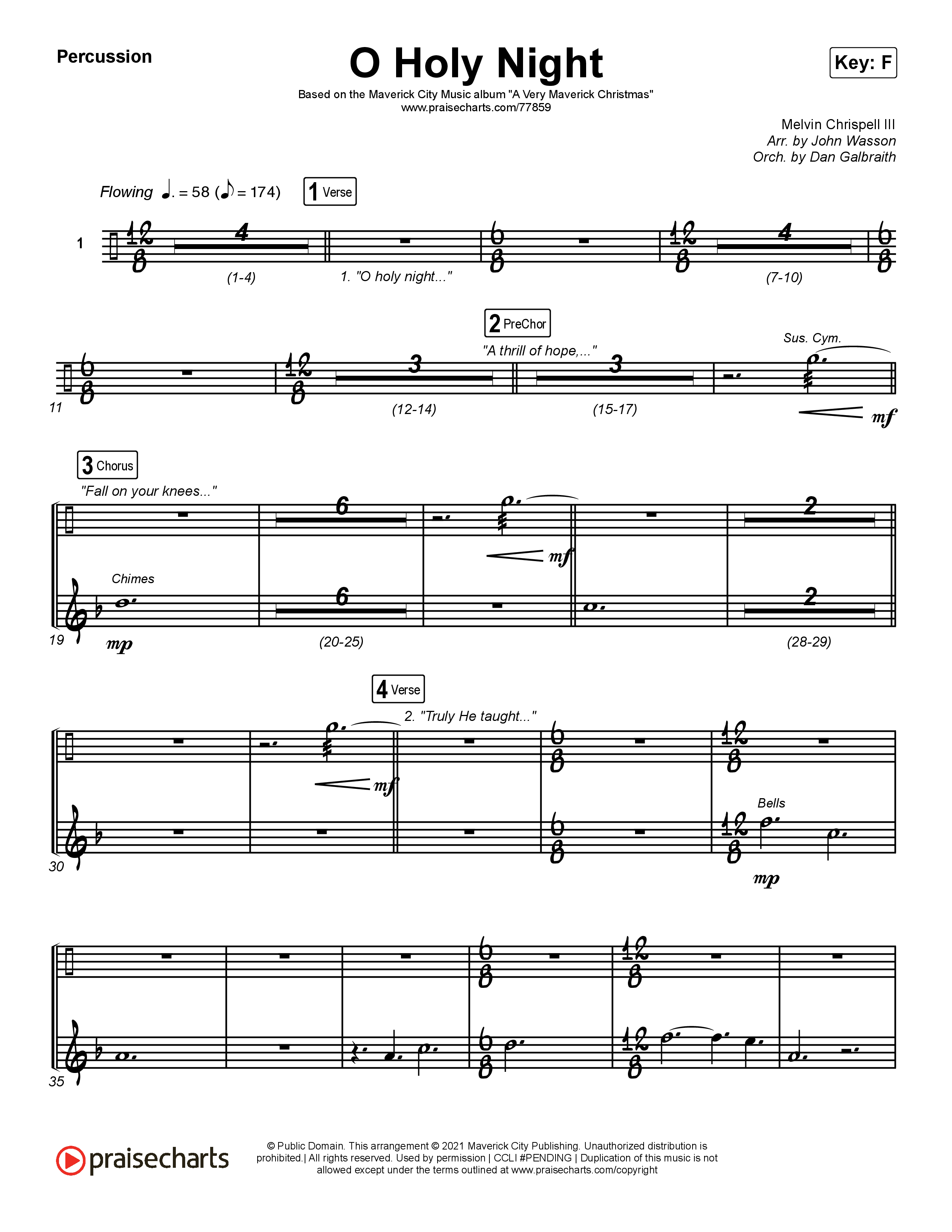 O Holy Night Percussion (Maverick City Music / Melvin Chrispell III)