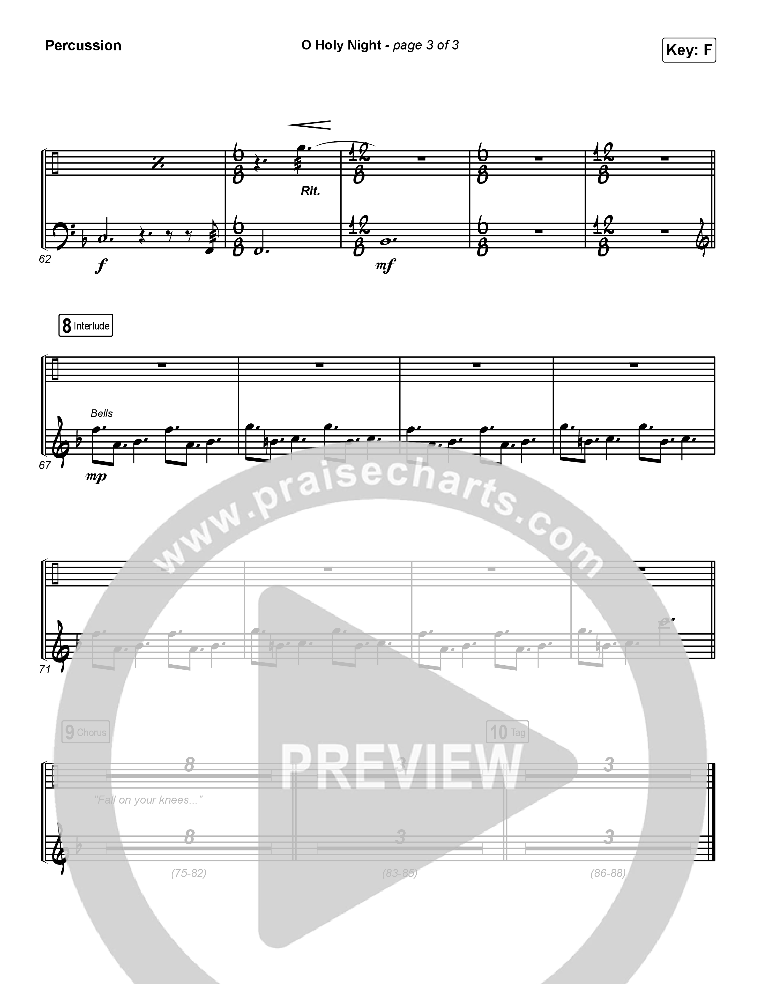 O Holy Night Percussion (Maverick City Music / Melvin Chrispell III)