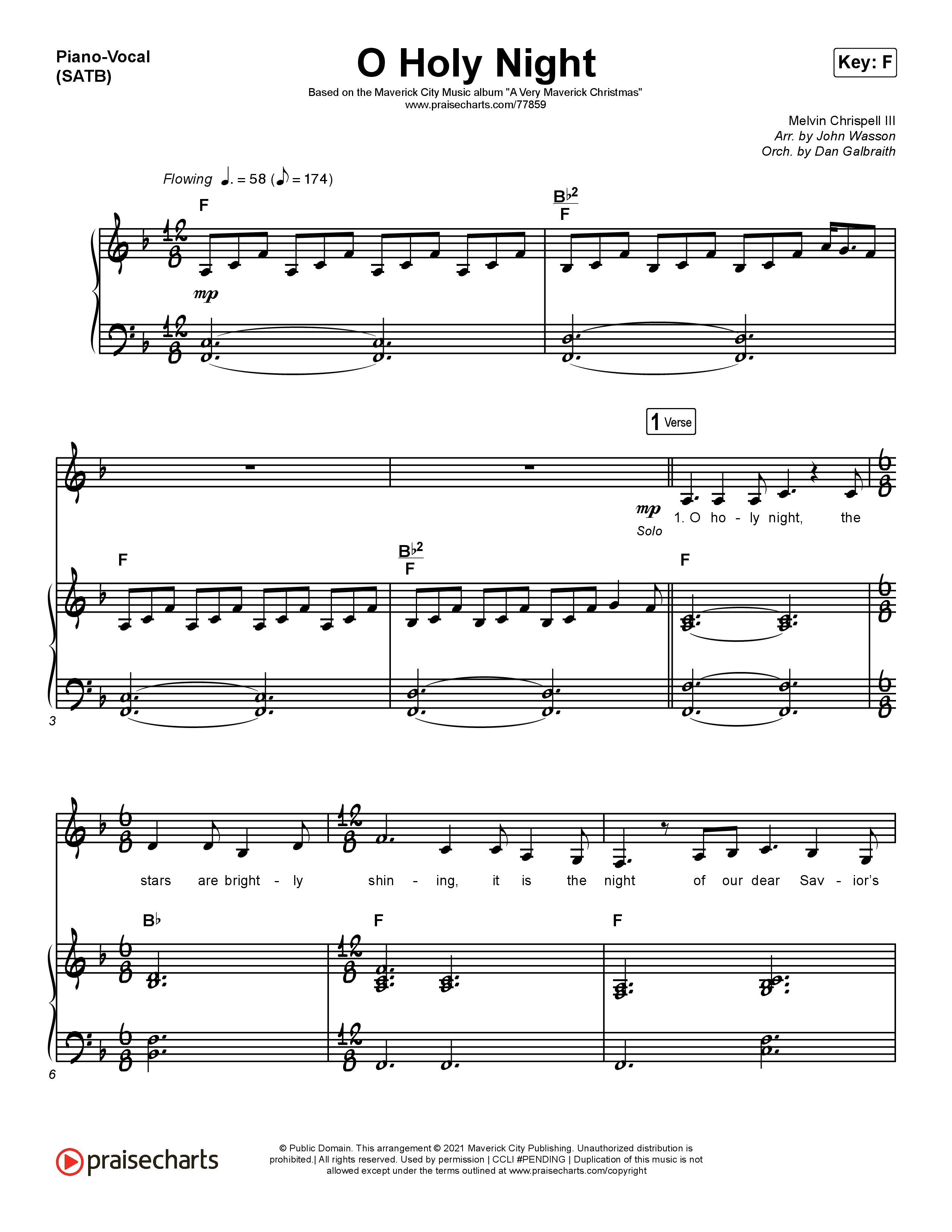 O Holy Night Light Orchestration (Maverick City Music / Melvin Chrispell III)