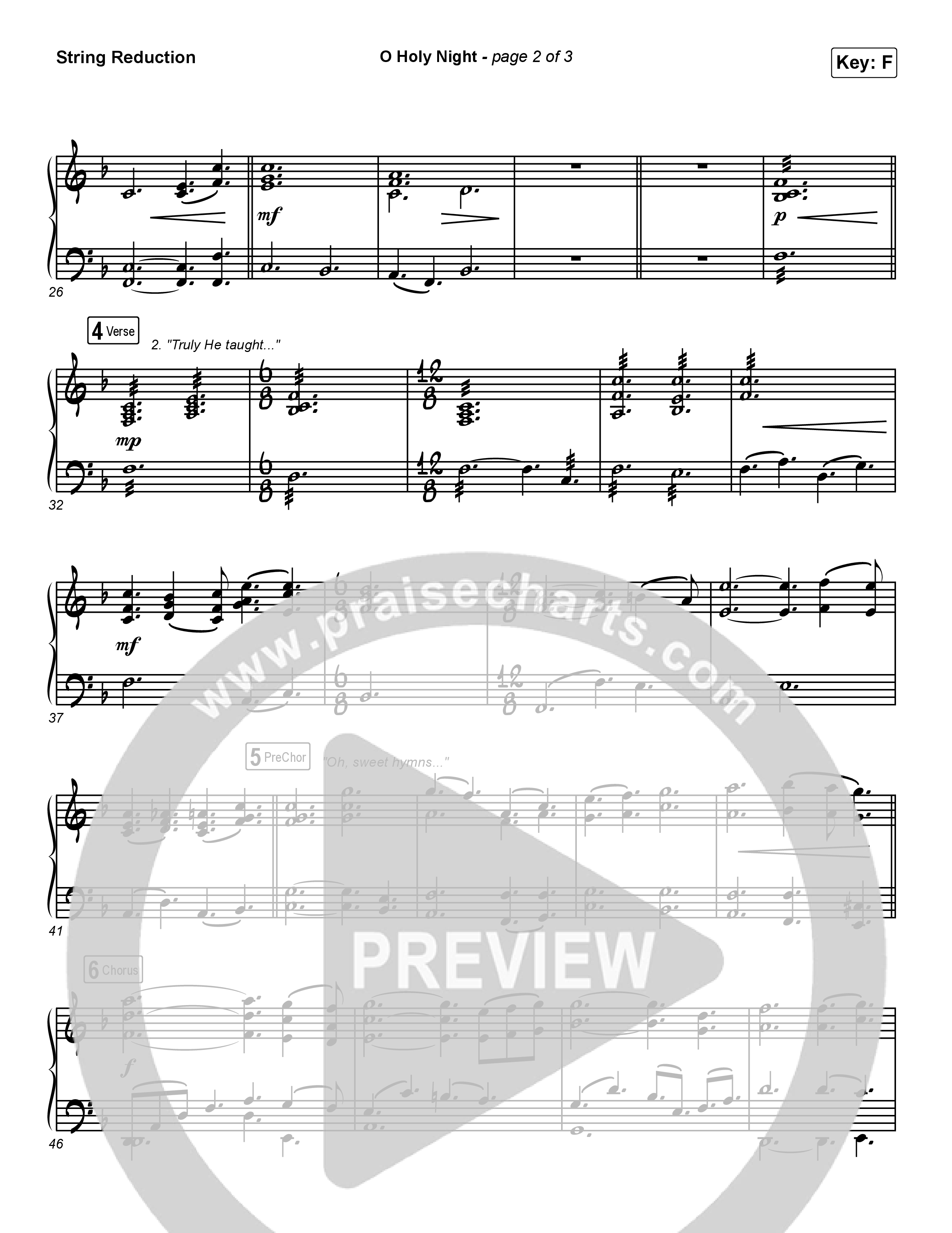 O Holy Night String Reduction (Maverick City Music / Melvin Chrispell III)