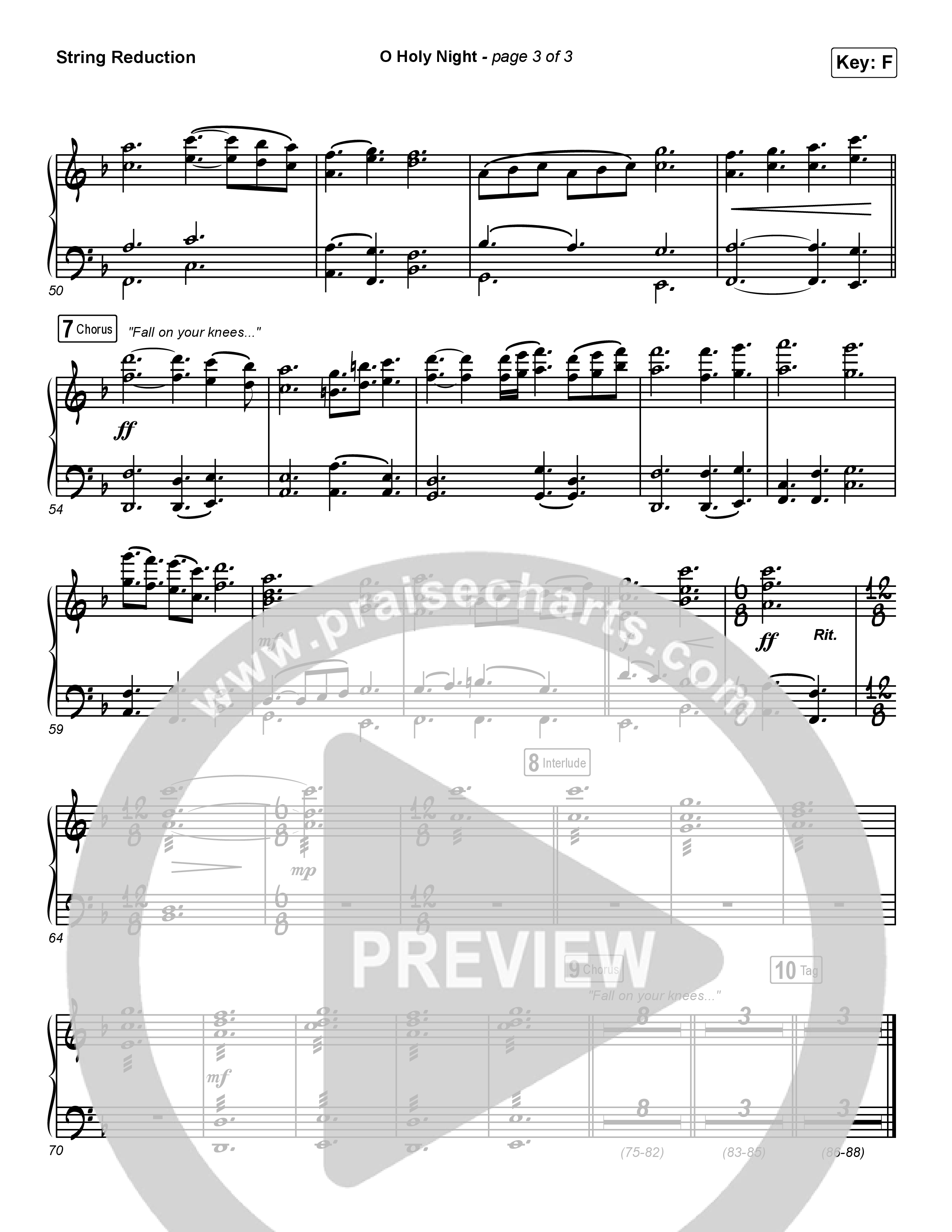 O Holy Night String Reduction (Maverick City Music / Melvin Chrispell III)