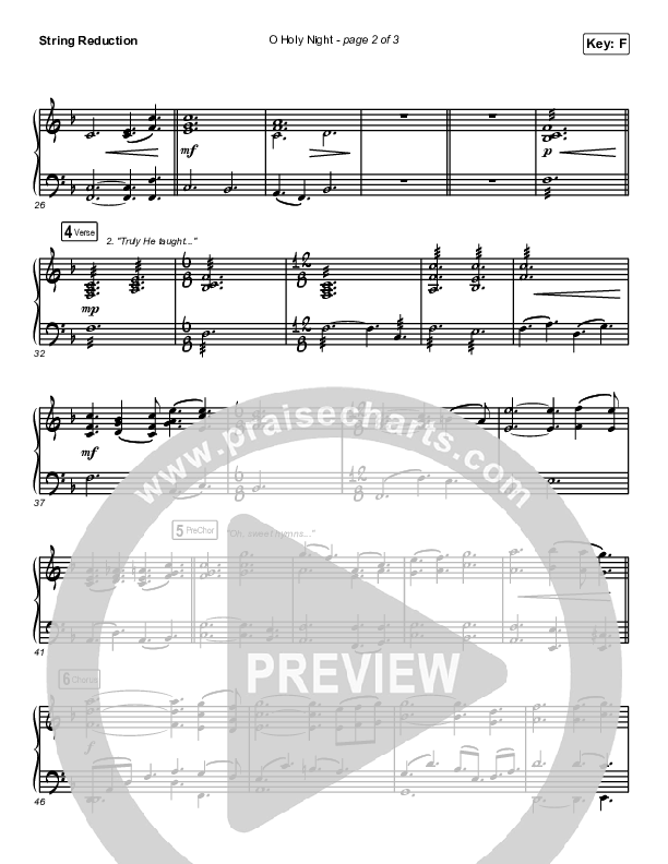 O Holy Night String Reduction (Maverick City Music / Melvin Chrispell III)