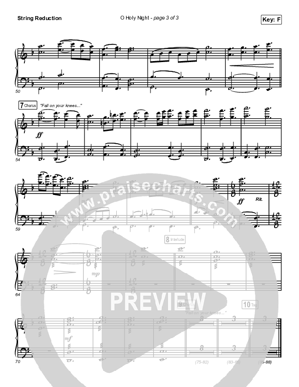 O Holy Night String Reduction (Maverick City Music / Melvin Chrispell III)