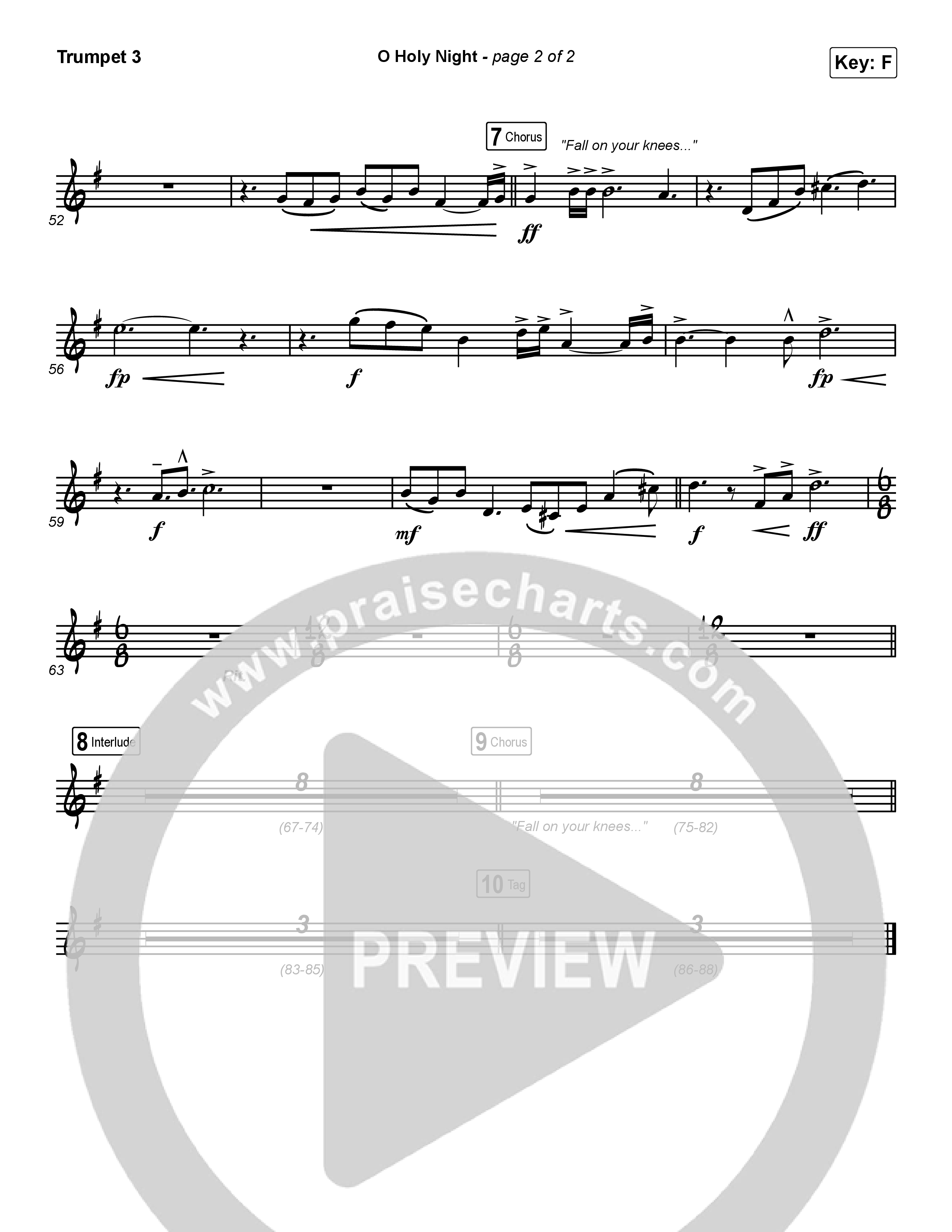 O Holy Night Trumpet 3 (Maverick City Music / Melvin Chrispell III)