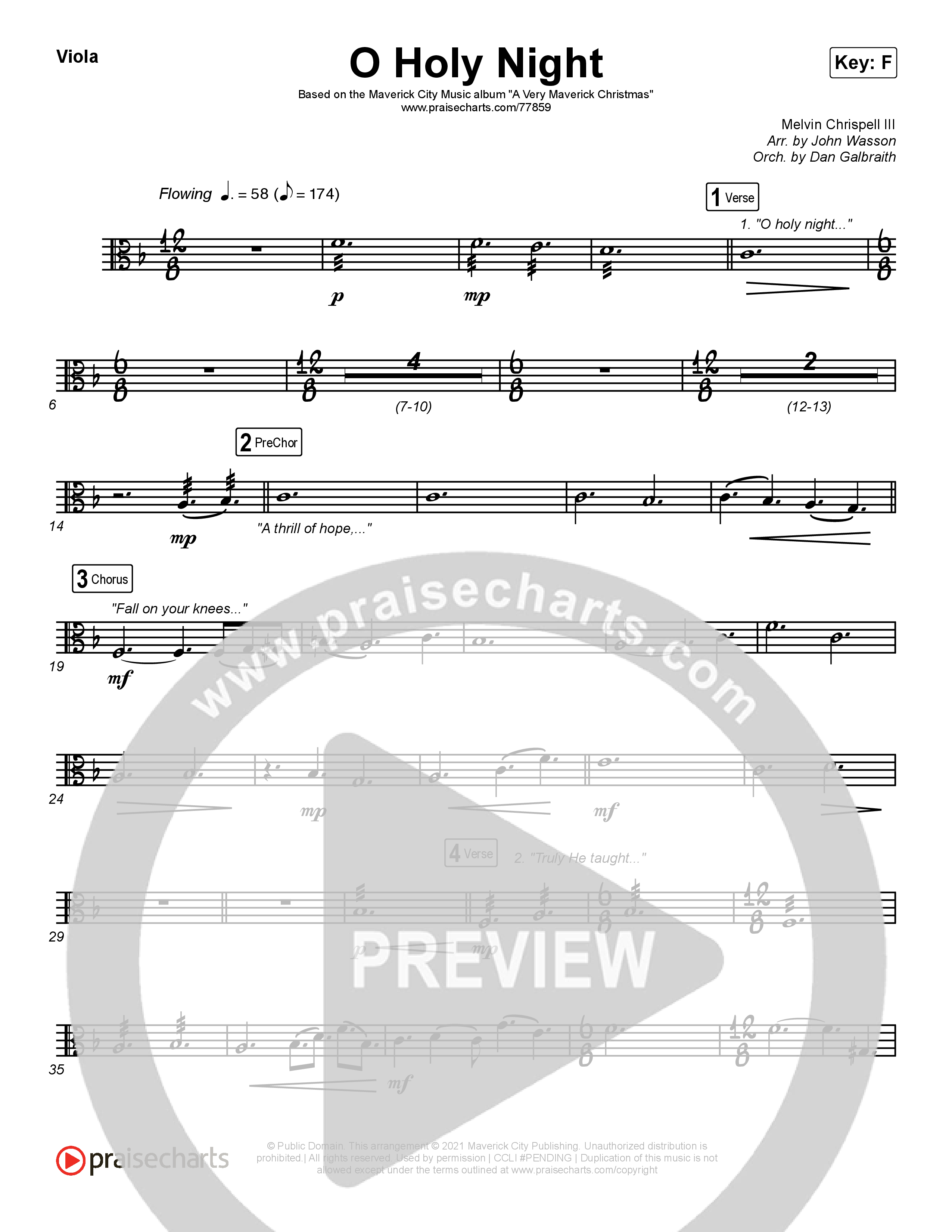 O Holy Night String Pack (Maverick City Music / Melvin Chrispell III)