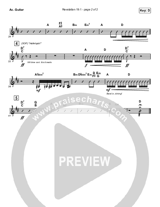 Revelation 19:1 Acoustic Guitar (Maverick City Music / Naomi Raine / Chandler Moore)