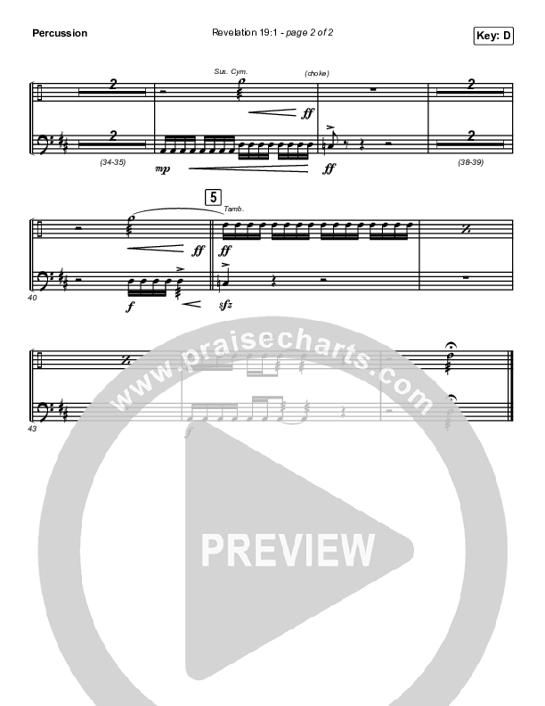 Revelation 19:1 Percussion (Maverick City Music / Naomi Raine / Chandler Moore)