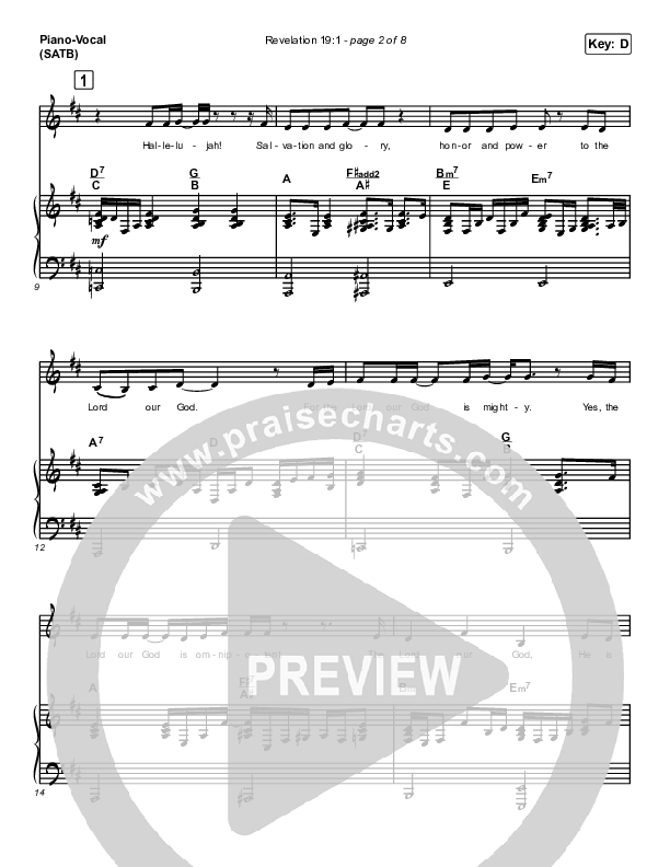 Revelation Song Sheet Music; Transposable Sheet Music - Download & Print