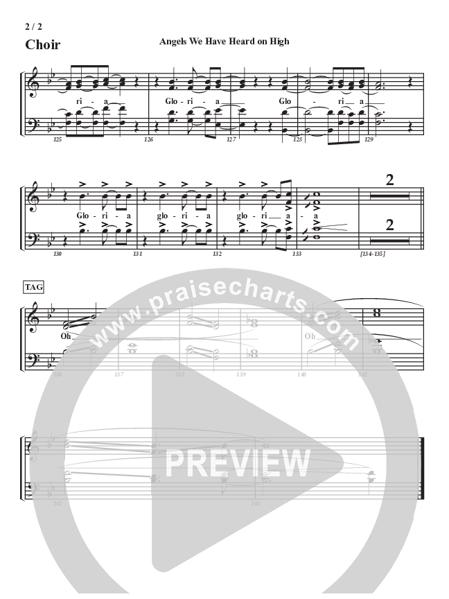 Angels We Have Heard On High Choir Sheet (SATB) (Aaron Stewart)