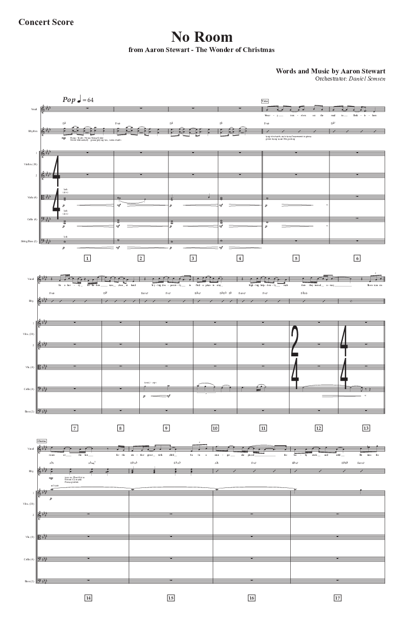 No Room Conductor's Score (Aaron Stewart)