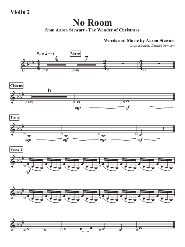 No Room Violin 2 (Aaron Stewart)