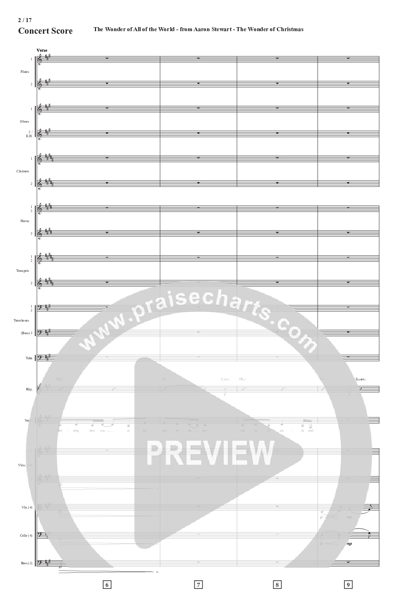 The Wonder Of All The World Orchestration (Aaron Stewart)