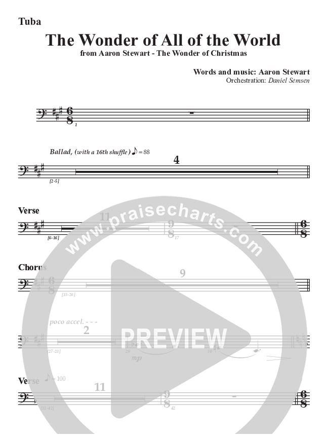 The Wonder Of All The World Tuba (Aaron Stewart)