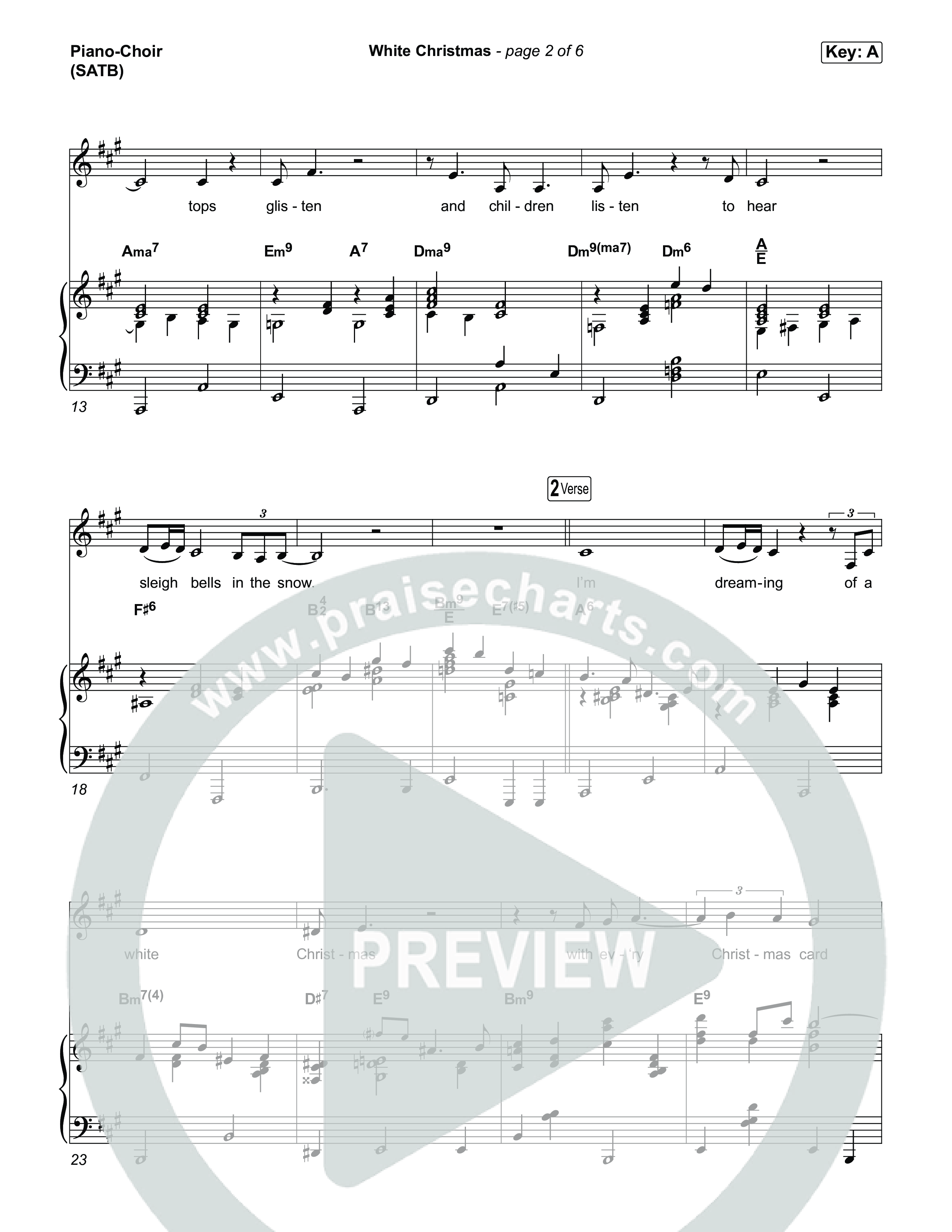 White Christmas Piano/Vocal Pack (Bing Crosby)