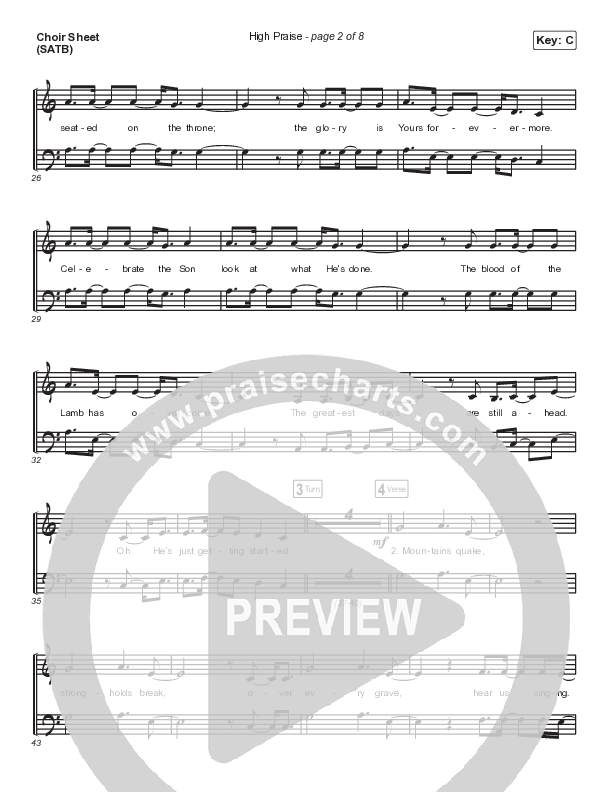 High Praise Choir Sheet (SATB) (Maverick City Music)