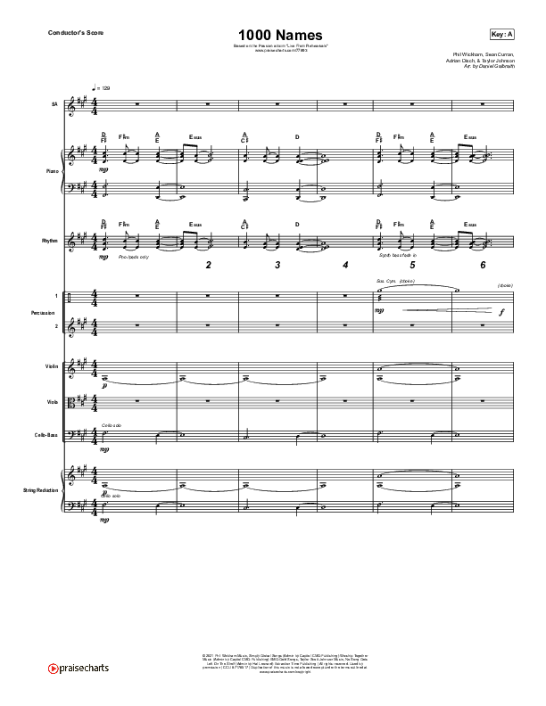 1000 Names (Live) Light Orchestration (Passion)