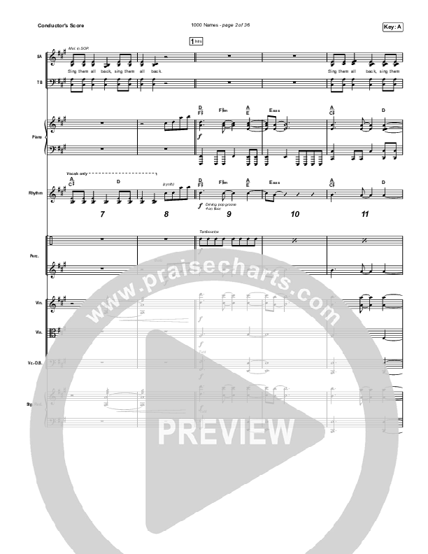 1000 Names (Live) Light Orchestration (Passion)