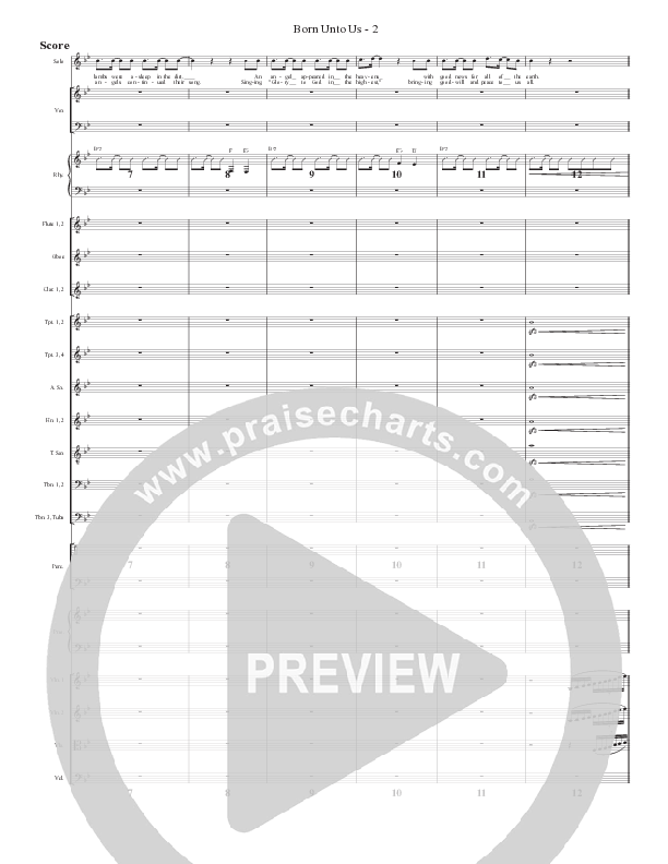 Born Unto Us Conductor's Score (Bell Shoals Music)