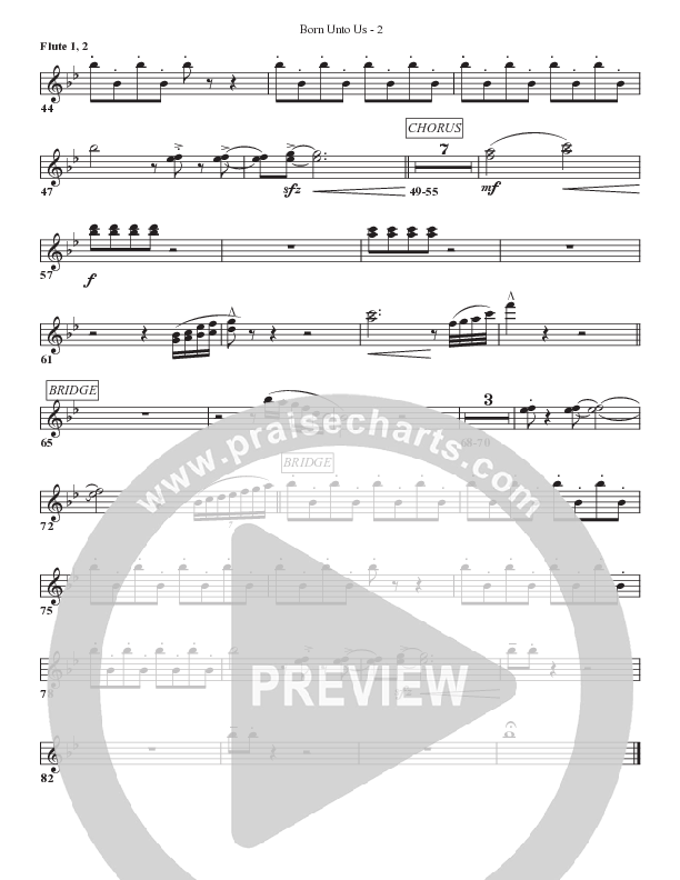 Born Unto Us Flute 1/2 (Bell Shoals Music)