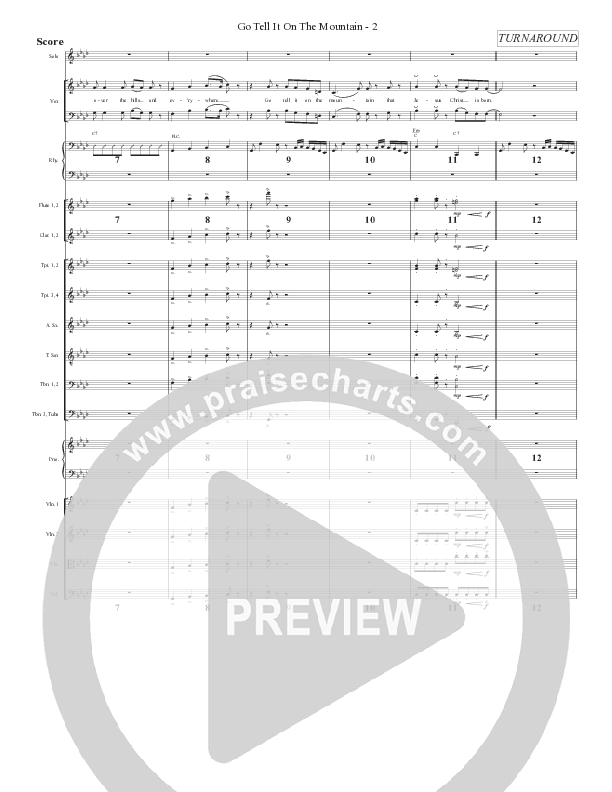 Go Tell It On The Mountain Orchestration (Bell Shoals Music)