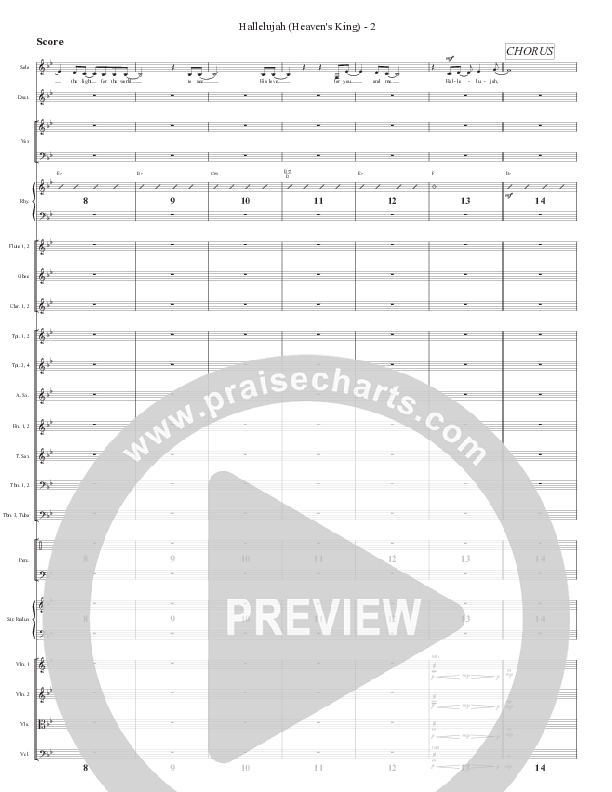 Hallelujah (Heaven’s King) Conductor's Score (Bell Shoals Music)