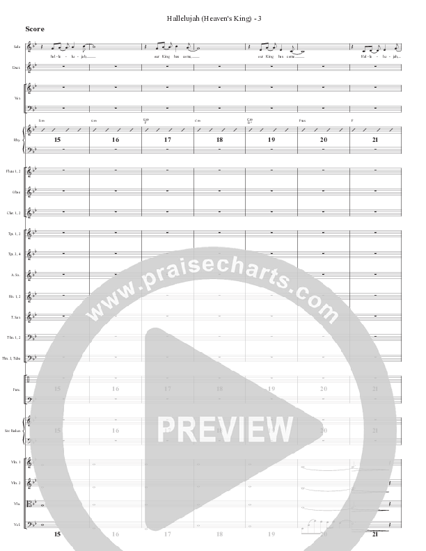 Hallelujah (Heaven’s King) Conductor's Score (Bell Shoals Music)