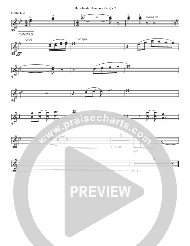 Hallelujah (Heaven’s King) Flute 1/2 (Bell Shoals Music)