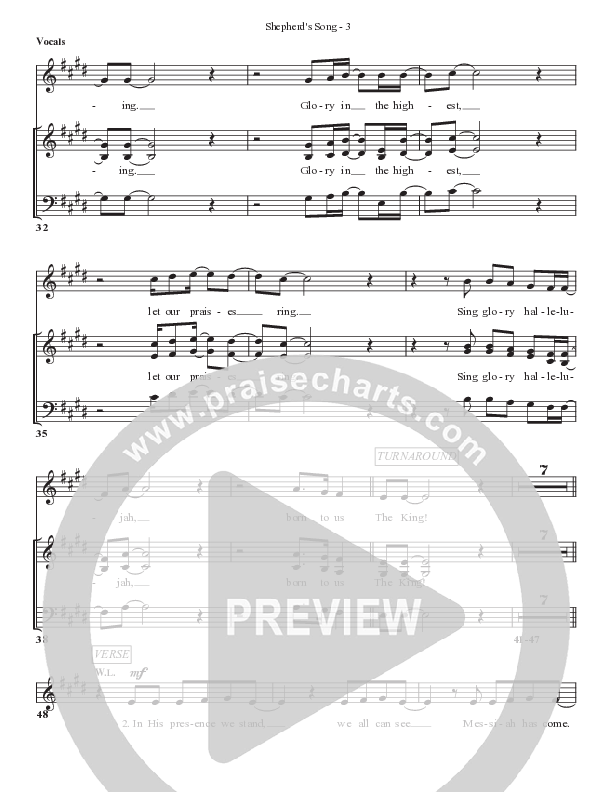Shepherd’s Song Choir Sheet (SATB) (Bell Shoals Music)
