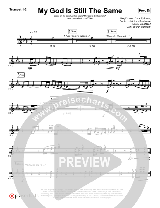 My God Is Still The Same Brass Pack (Sanctus Real)