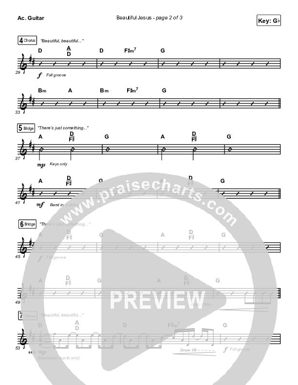 Beautiful Jesus Acoustic Guitar (Passion / Chidima)