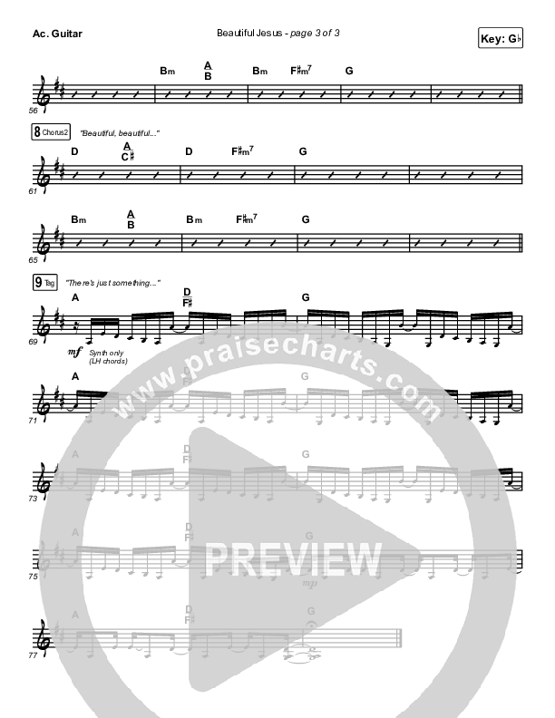 Beautiful Jesus Acoustic Guitar (Passion / Chidima)