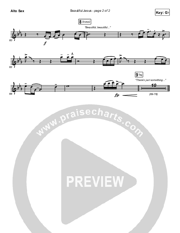 Beautiful Jesus Alto Sax (Passion / Chidima)