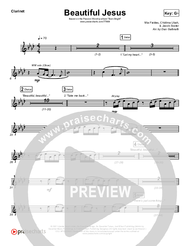 Beautiful Jesus Wind Pack (Passion / Chidima)