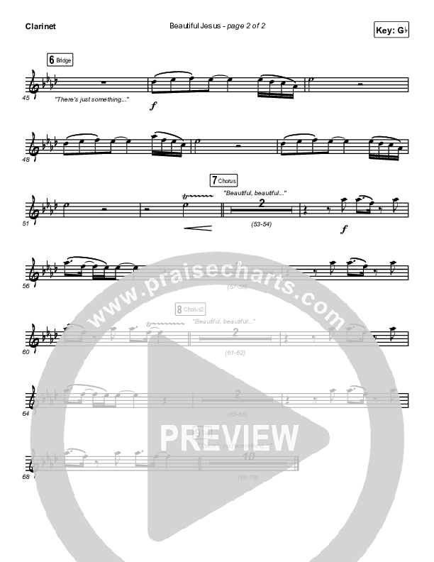 Beautiful Jesus Clarinet (Passion / Chidima)