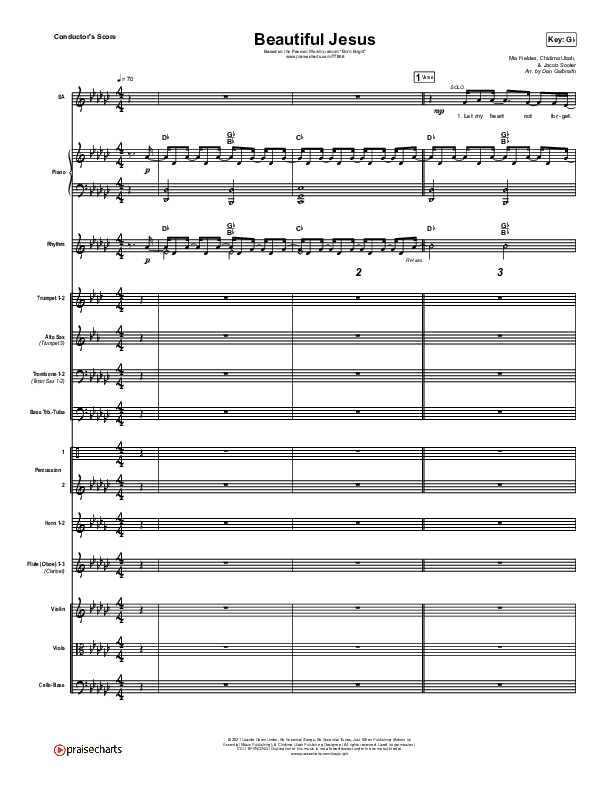 Beautiful Jesus Conductor's Score (Passion / Chidima)