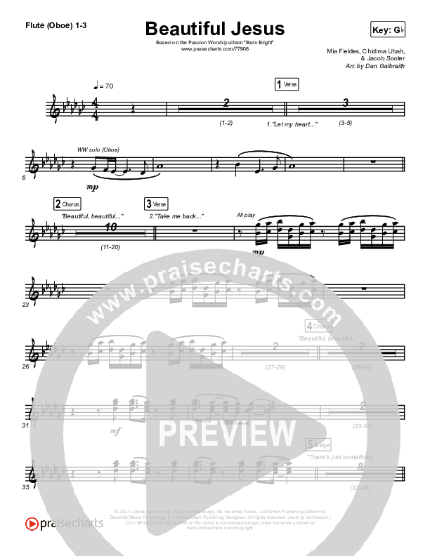 Beautiful Jesus Wind Pack (Passion / Chidima)